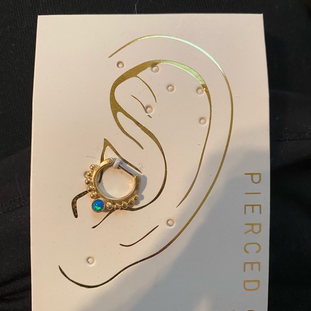 ASOS PIERCING HOOP EARRING